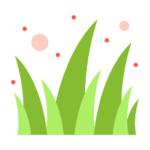 A green grass icon with polka dots, suitable for Ventura County.